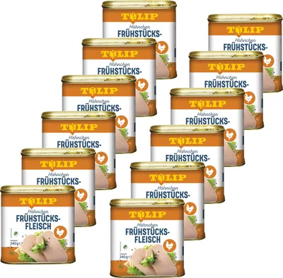 Produktbild von TULIP 12x340g Hähnchen-Frühstücksfleisch Original Dänische Delikatesse Konserven