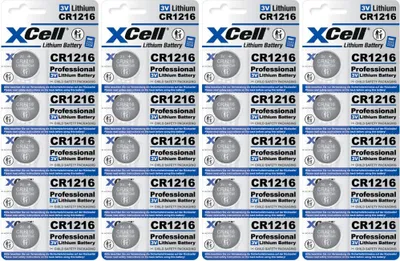 Obrázok produktu pre 20x lítiový gombíkový článok CR1216 XCell 3V (4x balenie po 5)