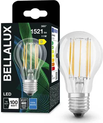 Immagine prodotto di Bellalux LED filamento A60 lampadina 11W = 100W E27 chiaro 1521lm bianco neutro 4000K