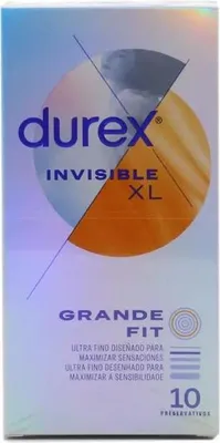 Zdjęcie produktu dla Prezerwatywy Durex Invisible XL Ultra Thin 10 sztuk