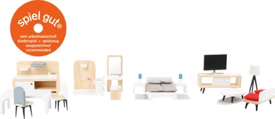 Produktbild von Puppenhausmöbel Komplett-Set