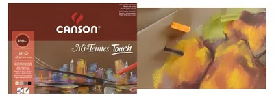 Produktbild von CANSON Zeichenpapier-Block Mi-Tein tes Touch, 240 x 320 mm (5297720)