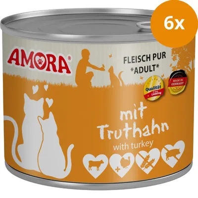 Image de Amora Cat Viande pure à la dinde - 200g