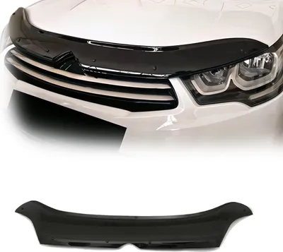 Image de Deflecteurs d'air capot de voiture pour Citroen C4 2010-2020 HB Acrylique Noir