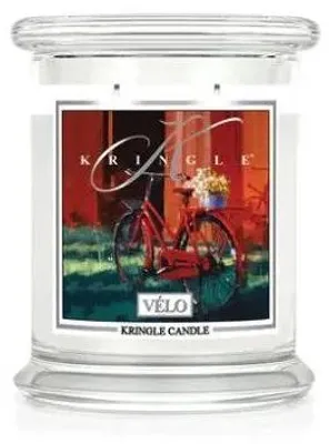 Produktbild von Kringle Candle Vélo, Duftkerze, mittelgroß, mit 2 Dochten (411g)
