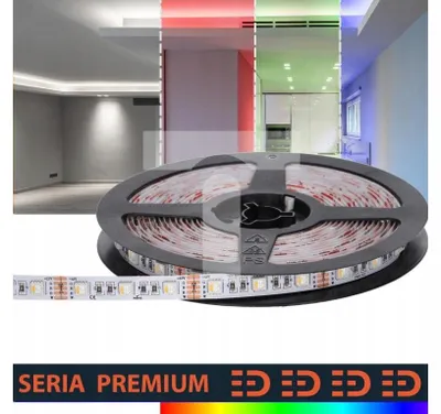Productafbeelding van Prescot LED-strips, 4-in-1 RGB, koud wit, 12V, 60 LED's per meter