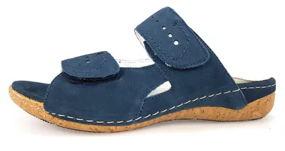 Image de Reflexan : Chaussons d'intérieur pour femmes, type pantoufle, couleur bleue, pour un usage quotidien