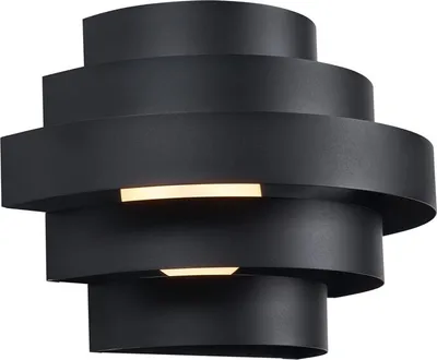 Produktbild von Moderne Wandleuchte Schwarz inkl  LED 3 Stufen Dimmbar Lines