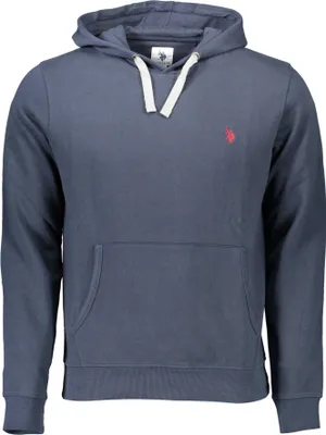 Produktbild von Herren Sweatshirt Blau: Langarm-Hoodie mit Reißverschluss und Logo