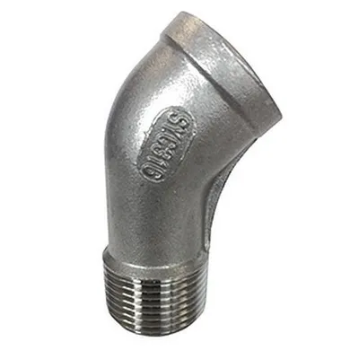 Immagine prodotto di Gomito in acciaio inox Atusa 45° i/a interno/esterno n. 121 Dimensione: 1/2 pollice