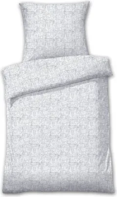 Produktbild von Dyckhoff Bettwäsche hellgrau 1x 135x200 cm + 1x 80x80 cm