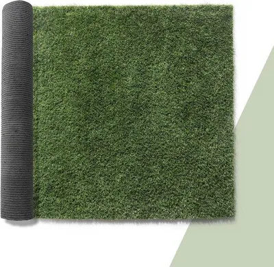 Produktbild von Kunstgras Teppich für Garten und Balkon - Waschbar und Pflegeleicht