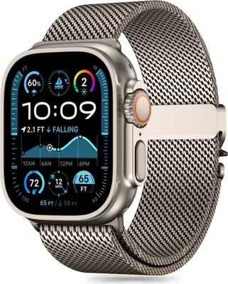 Zdjęcie produktu dla Tech-Protect Milan Apple Watch 6 / 7 / 8 / 9 / 10 / Se / Ultra 1 / 2 (44 / 45 / 46 / 49 Mm) Titanium