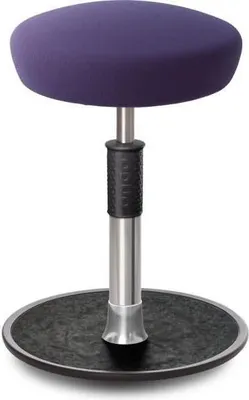Produktbild von Sitz- Stehhocker Free Regular Hutsitz Gestrick Lila chrom /schwarz.