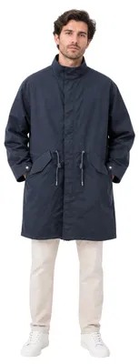 Produktbild von Herrenjacke Zara langer Parka Oversize dunkelblau S/M