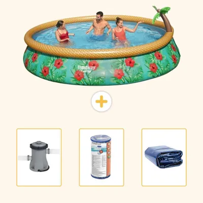 Imagen del producto de Bestway Fast Set, piscina redonda - 457 x 84 cm - de 4 piezas - modelo S22285