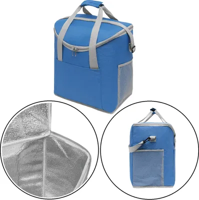 Produktbild von Isoliertasche – Kühltasche ca. 32 x 23 x 37 cm mit verstellbarem Schultergurt, ideal als Gefriertasche für Unterwegs