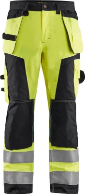 Produktbild von BLAKLÄDER® unisex Warnschutzhose 1568 gelb, schwarz Größe 64