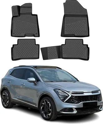 Obrázek produktu pro 2022-2025 Kia Sportage podlahové rohože TPE černé 4 ks