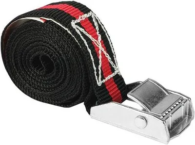 Productafbeelding van Spanband met klemsluiting 1,5 m x 2,5 cm - Geel