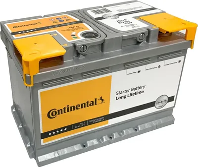 Produktbild von Continental Starterbatterie L3 80Ah 12v 750A Pluspol rechts  Fiamm 80 ah