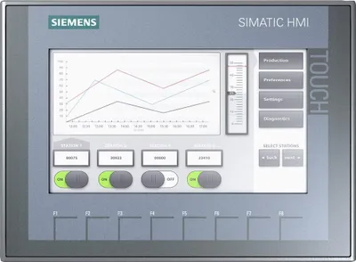 Produktbild von Siemens 6AV21232GA030AX0 SIMATIC KTP700 Basic Panel 7" TFT Display PROFIBUS