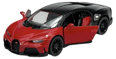 Produktbild von Kinsmart Bugatti Chiron Supersport Modellauto Rot 1:38