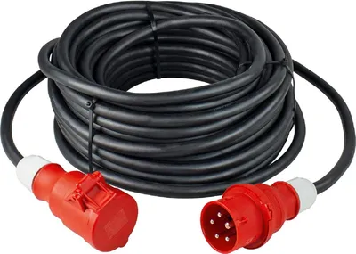 Productafbeelding van as - Schwabe 60368 400 V/16 A starkstrom verlengkabel - IP44 - 25 meter Kabellengte