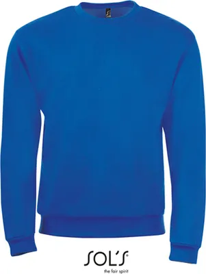 Produktbild von SOLs 01168 | Herren Sweatshirt Spider 50% Baumwolle / 50% Polyester - Farbe: Royal Blue - Größe: M