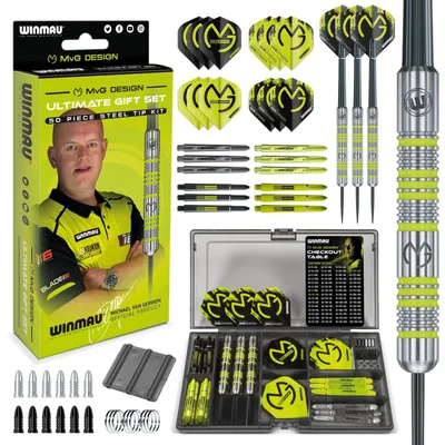 Productafbeelding van Dartpijlen dartset - 3 x 18 gram - Softip - Koffer en accessoires