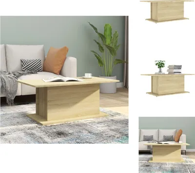 Produktbild von vidaXL Couchtisch Sonoma-Eiche 102x55,5x40 cm Holzwerkstoff - Couchtische