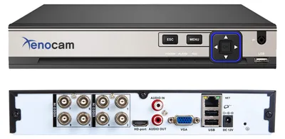 Zdjęcie produktu dla Rejestrator do kamer monitoringu - 8-kanałowy, hybrydowy DVR (N/1080N), pojemność 6 TB