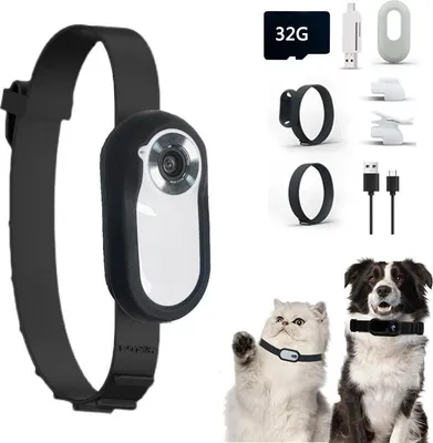 Immagine prodotto di INF Fotocamera magnetica con collare in silicone e scheda TF da 32 GB