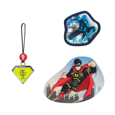 Image de Step by Step accessoires pour cartables Magic Mags Set (3 pièces) Superhero Joris multicolore