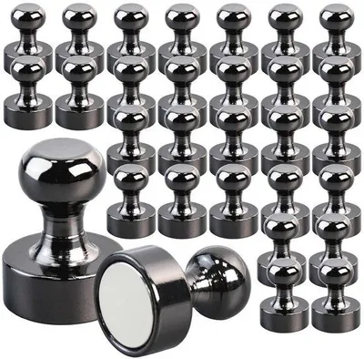 Produktbild von Famanu Neodymium Magneten 30 Stück - Extra stark, für Kühlschrank und Whiteboard
