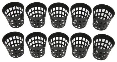 Zdjęcie produktu dla 10 sztuk plastikowych koszyków do sadzenia roślin w akwarium ogrodowym!