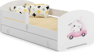 Obrázok produktu pre Detská posteľ Luk 160x80 so zásuvkou - Cat