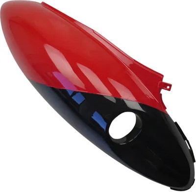 Produktbild von Kreidler Florett RMC-E 50 Heckverkleidung schwarz-rot 86969 Motorroller.de Seitenteil Seitenverkleidung Seitenabdeckung Heckabdeckung Heck-Verkleidung