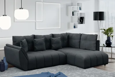 Produktbild von AX LIVING Ecksofa mit Schlaffunktion Kayseri L Sofa Grau 268 cm