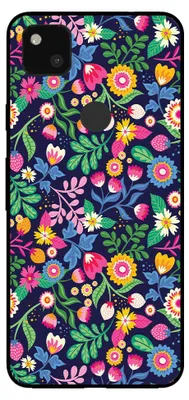 Image de Housse de téléphone portable pour Google Pixel 4A avec impression de fleurs - TPU Backcover Case Flower Design