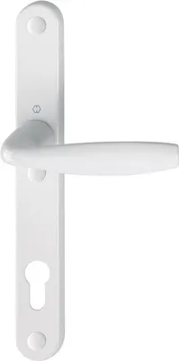 Obrázok produktu pre Hoppe profilovaná sada dverových kľučiek New York 1810 / 3346SN perforácia PZ vzdialenosť 92mm F9016 40mm - 3256845