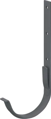 Produktbild von INEFA Dachrinnenhalter halbrund, Stahl NW100 / 100mm, Anthrazit Rinnenhalter, Dachrinnenzubehör, einfache Steckmontage,  Germany