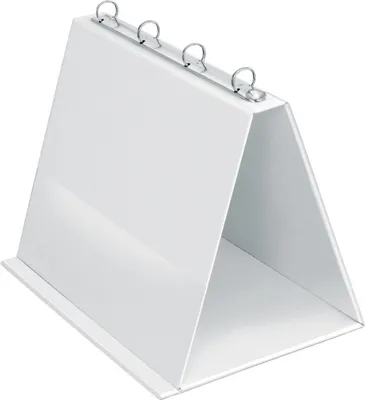 Produktbild von Tisch-Flipchart A4 quer weiß Packung mit 10 Stück