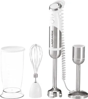 Zdjęcie produktu dla Blender ręczny 1000 W, stal nierdzewna/biały Lagrange 619013