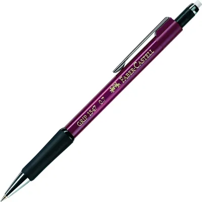 Zdjęcie produktu dla Faber-Castell 134721 Ołówek mechaniczny GRIP 1347 - 0,7 mm, B, metaliczny czerwony