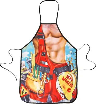 Produktbild von Grillschürze "Sexy Worker" Bauarbeiter | Einheitsgröße