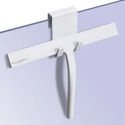 Image de Set raclette de douche 28 cm silicone inox blanc - RICHMIRTH