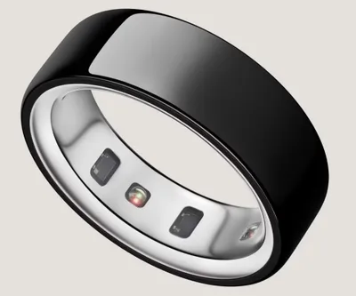 Produktbild von Oura Ring 4 Schlaf & Fitness Smart Ring - Schwarz - Größe 4