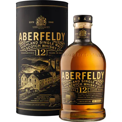 Image de Aberfeldy Highland Single Malt Whisky vieilli 12 ans 40% Vol. 700ml