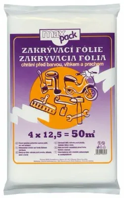Obrázek produktu pro Fólie zakrývací malířská plachta 4 x 12,5 m silná